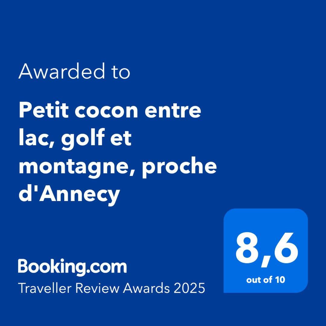Apartment Petit Cocon Entre Lac, Golf Et Montagne, Proche D'annecy Giez